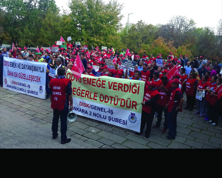 ODTÜ’de Haykırdık: İnsanca Çalışmak İnsanca Yaşamak İstiyoruz!