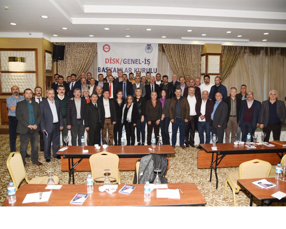 DİSK/Genel-İş Başkanlar Kurulu Toplantısı Ankara’da Yapıldı