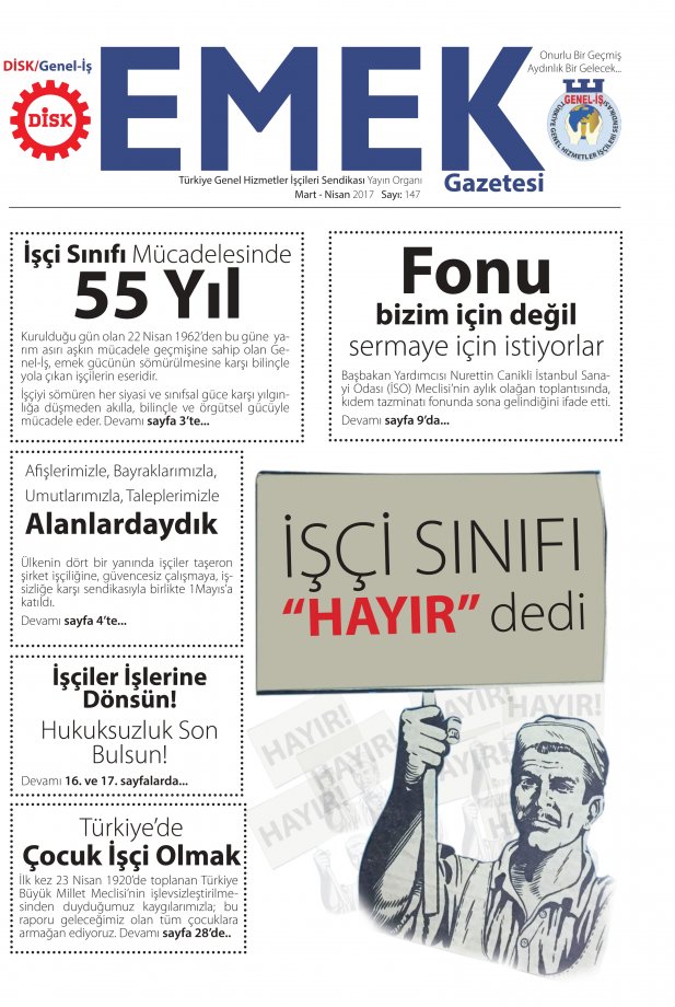 Emek Gazetesi 147. Sayısı Çıktı!