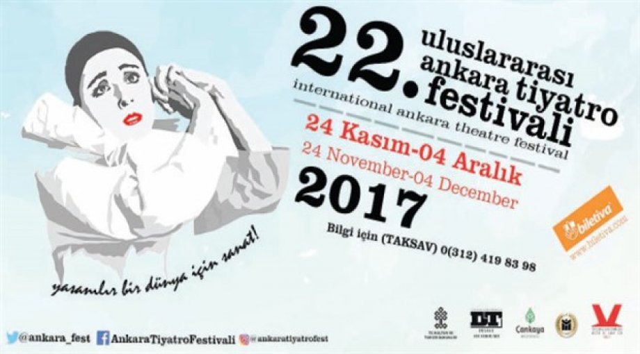 22. Uluslararası Ankara Tiyatro Festivali 24 Kasım’da Başlıyor