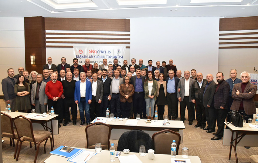  DİSK/Genel-İş Başkanlar Kurulu Toplantısı Ankara’da Gerçekleştirildi