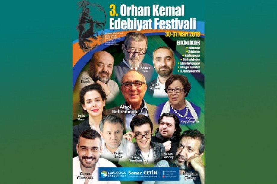  3. Orhan Kemal Edebiyat Festivali Adana’da Başlıyor