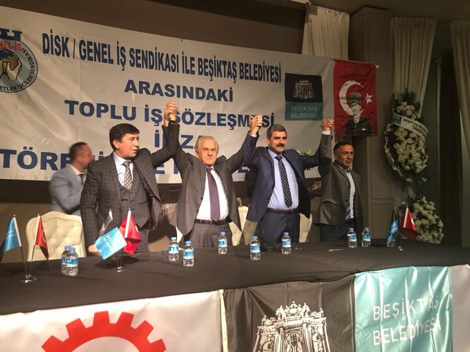 Beşiktaş Belediyesi ile Toplu İş Sözleşmesi İmzaladık