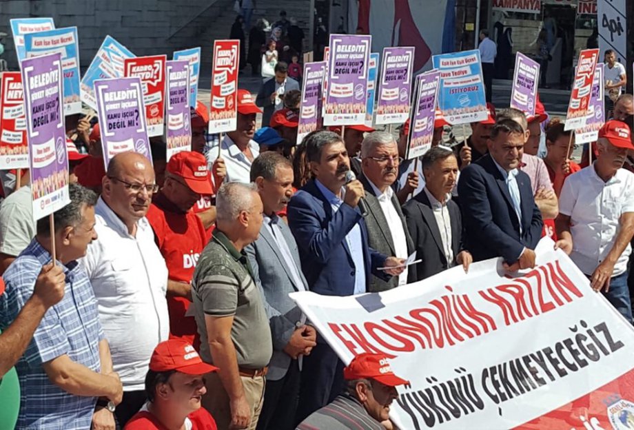 Ankara’dan Haykırdık: Ekonomik Krizin Yükünü Çekmeyeceğiz, Belediye Şirket İşçilerine Kadro İstiyoruz!