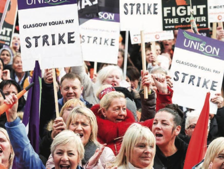 İskoçya’da ‘Eşit İşe Eşit Ücret’ Talepleri Gerçekleşmeyen Kadınlar Grevde!
