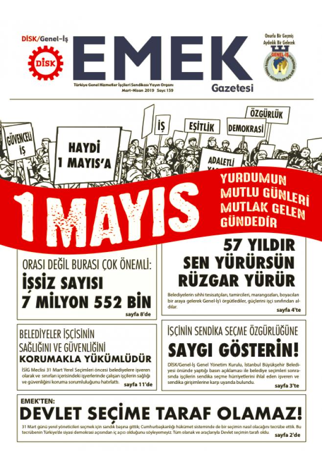 EMEK Gazetesi 159. Sayı