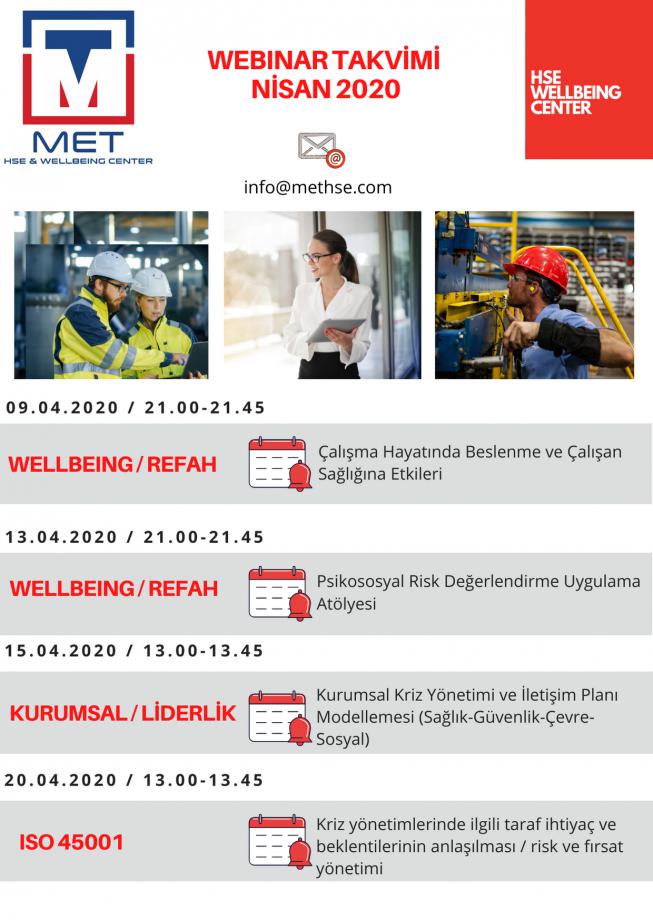 Online Seminer / Webinar Programlarımız Başladı