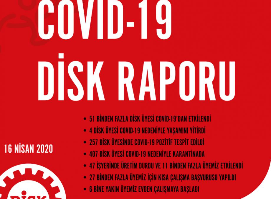 DİSK Üyeleri Arasında Salgının Etkileri: COVID-19 DİSK Raporu