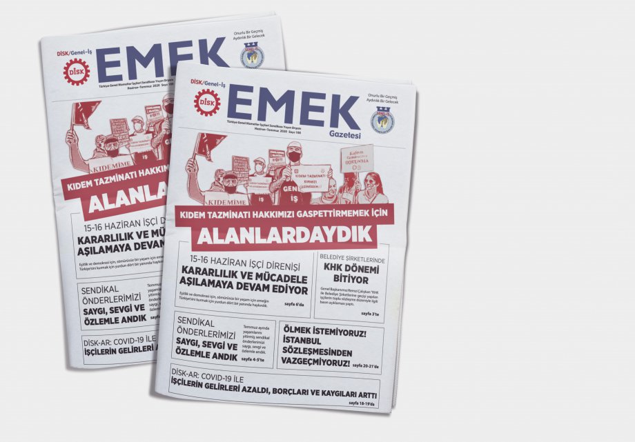 EMEK Gazetesi'nin 166. Sayısı 