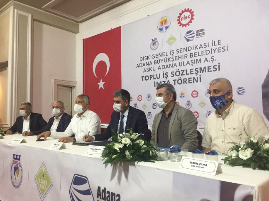 Adana Büyükşehir Belediyesi ile Toplu İş Sözleşmesi İmzaladık