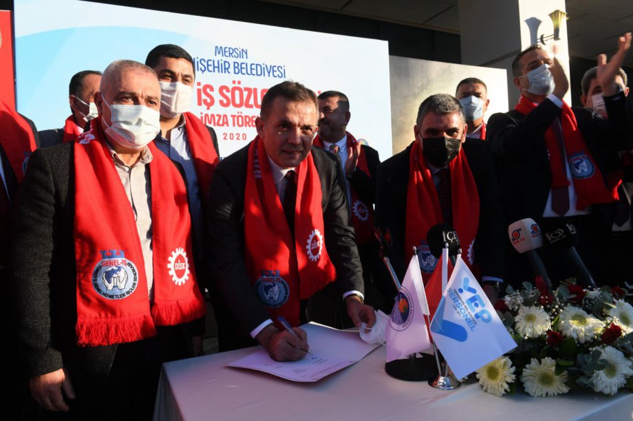  Mersin Yenişehir Belediyesi’nde Toplu İş Sözleşmesi İmzaladık
