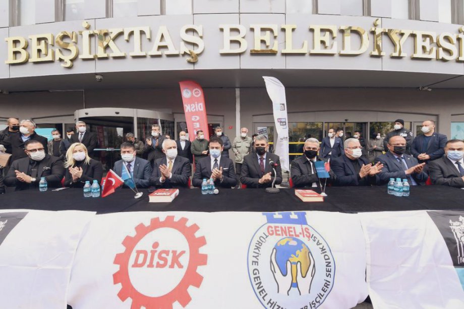 Beşiktaş Belediyesi’nde Toplu İş Sözleşmesi İmzaladık