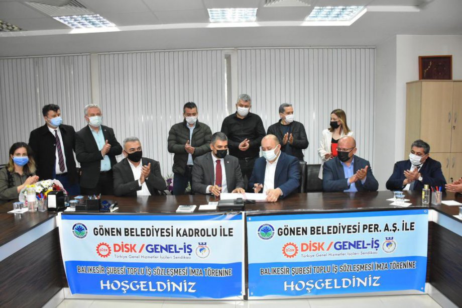  Manyas, Gönen, Erdek ve Bandırma Belediyelerinde Toplu İş Sözleşmeleri İmzaladık