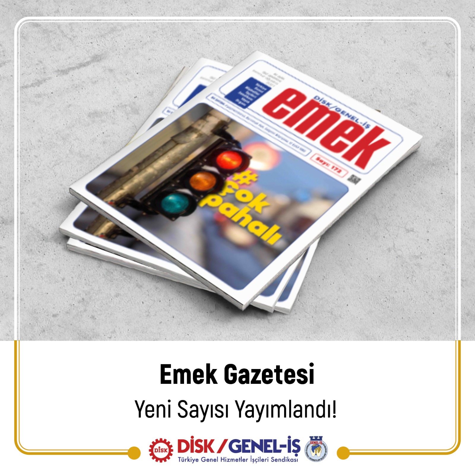 EMEK Gazetesi'nin 172. Sayısı Çıktı