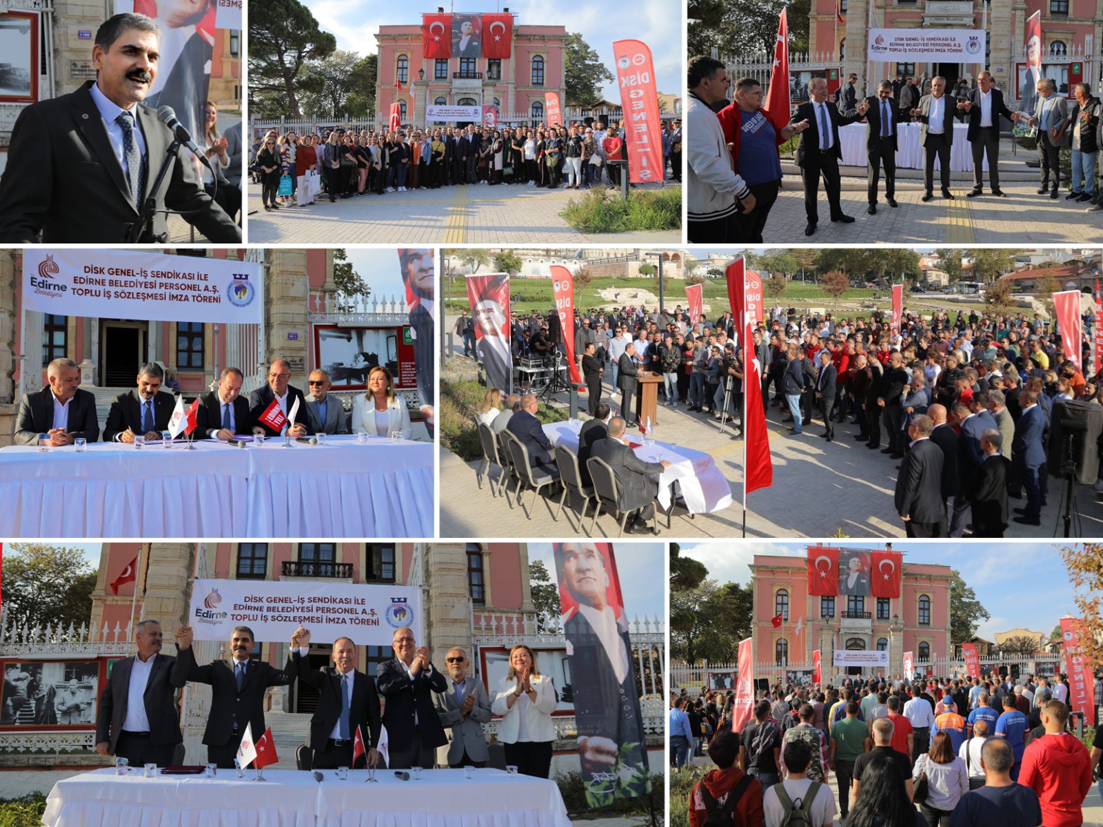 Sendikamız İle Edirne Belediyesi Arasında Toplu İş Sözleşmesi İmzalandı