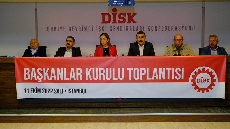 DİSK Başkanlar Kurulu Sonuç Bildirgesi