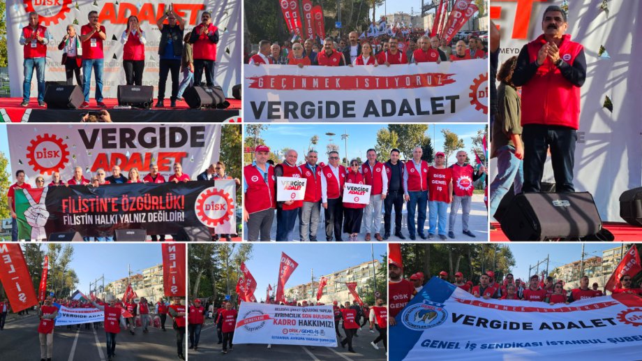 Emekçiler İstanbul Kartal'da Vergide Adalet için Buluştu