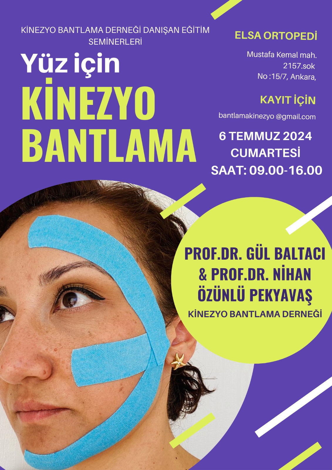Yüz İçin Kinezyo Bantlama Eğitimi