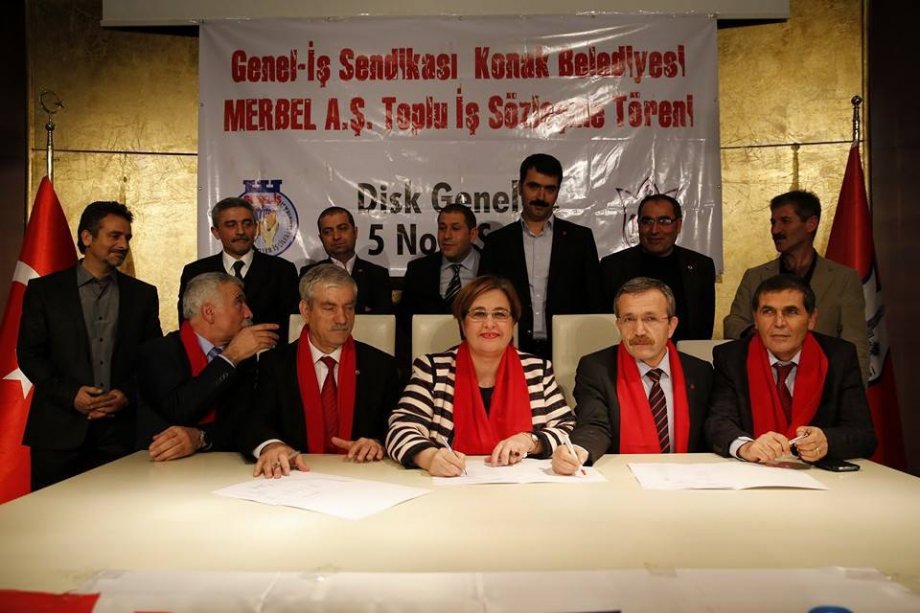Sendikamız İzmir 5 No’lu Şubemizin Örgütlü Olduğu Konak Merbel’de Toplu Sözleşme İmzaladık